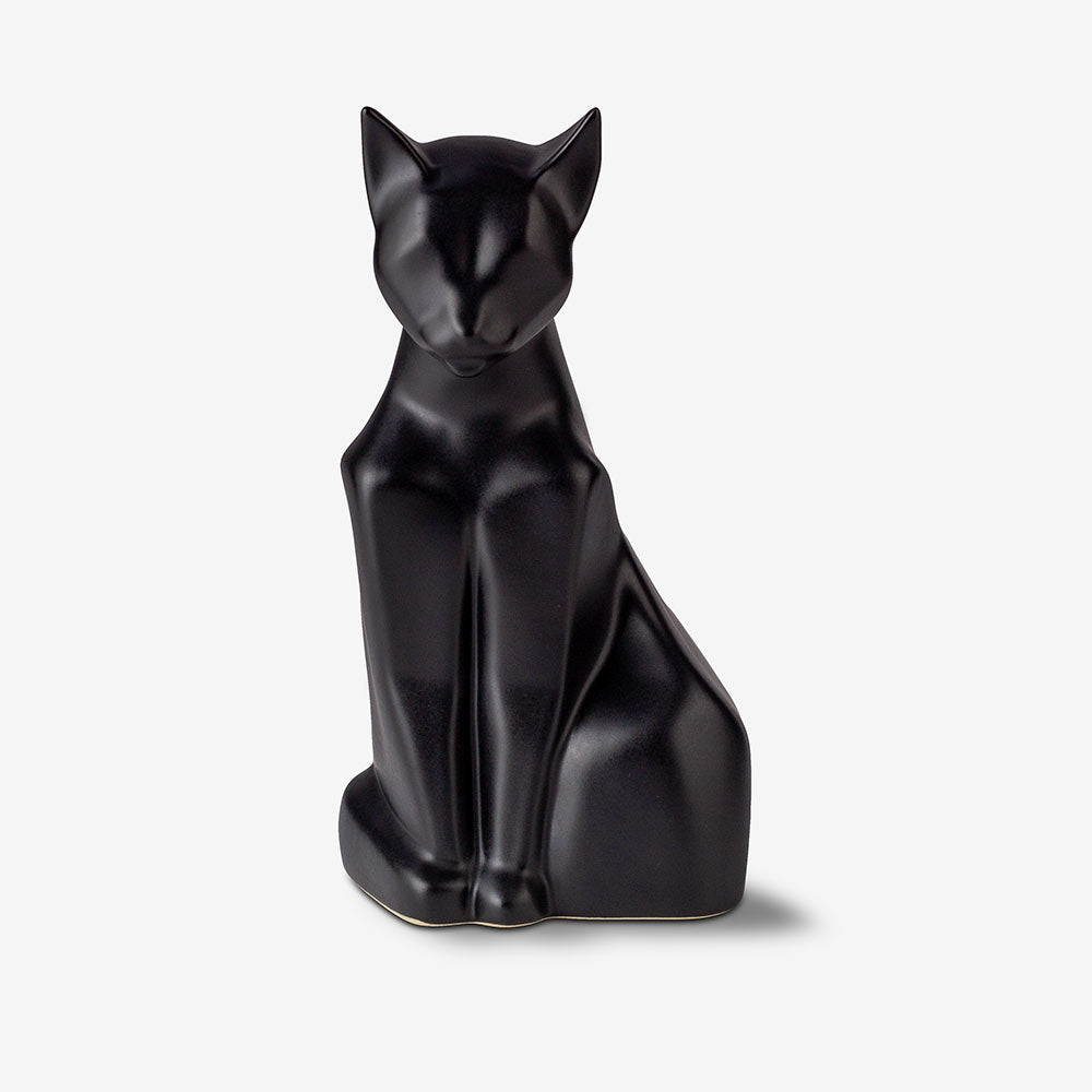 Black cat urn best sale