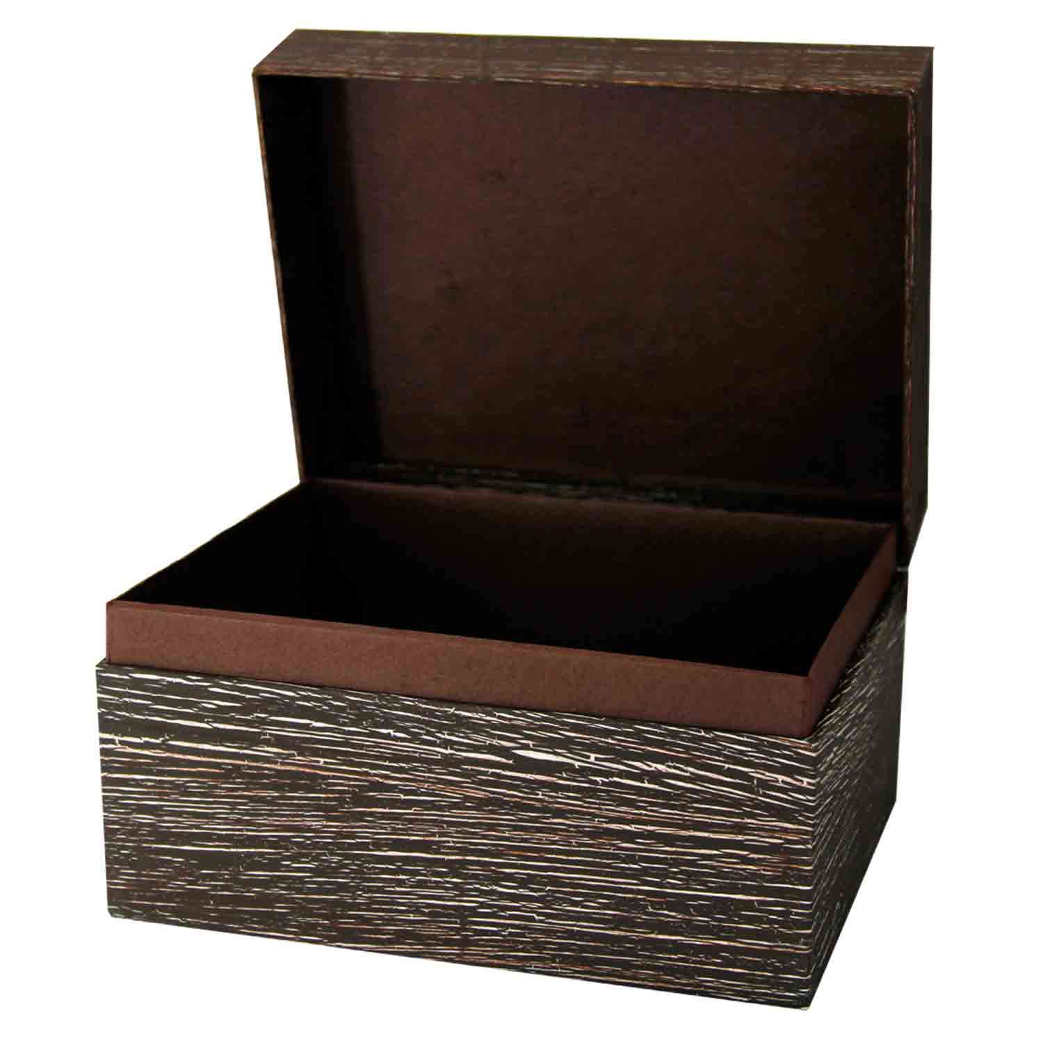 EarthUrn Chest Biodegradable Urn for Ashes in Brown - Small