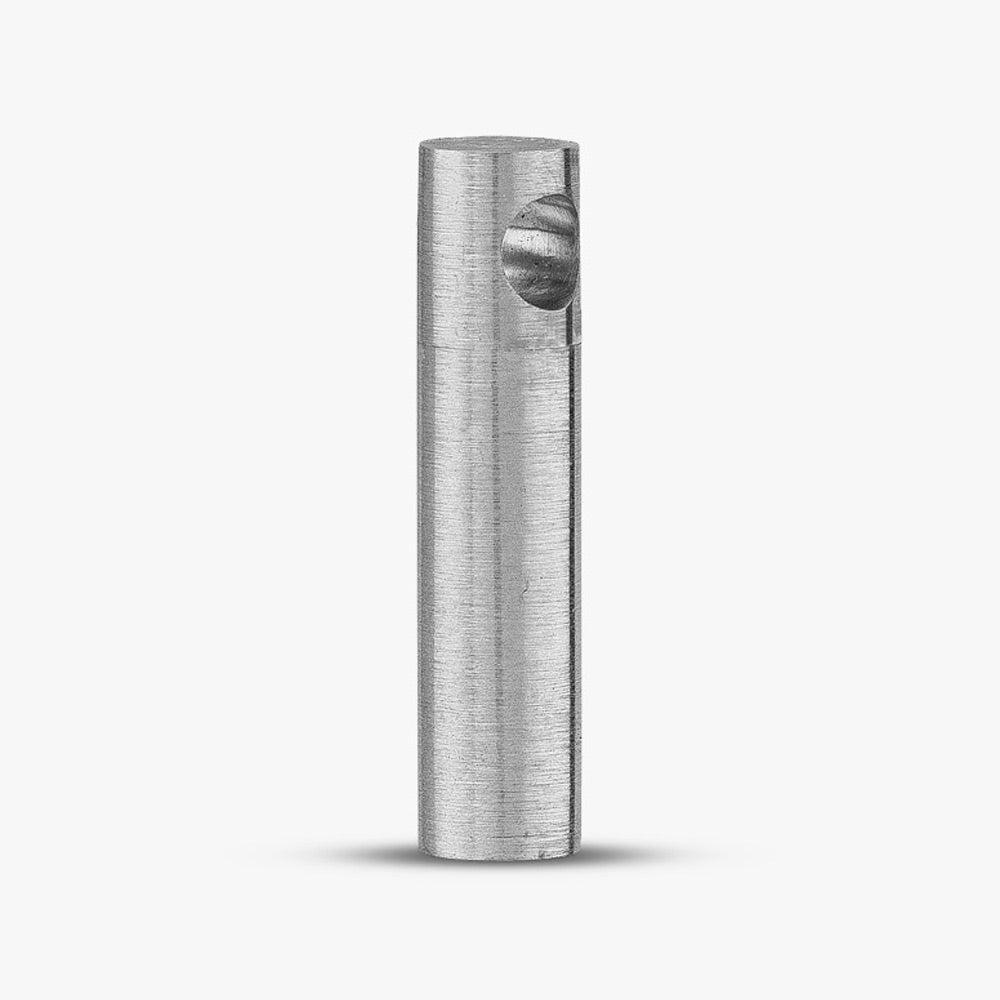 Self fill Tall Column Memorial Ashes Pendant in Silver