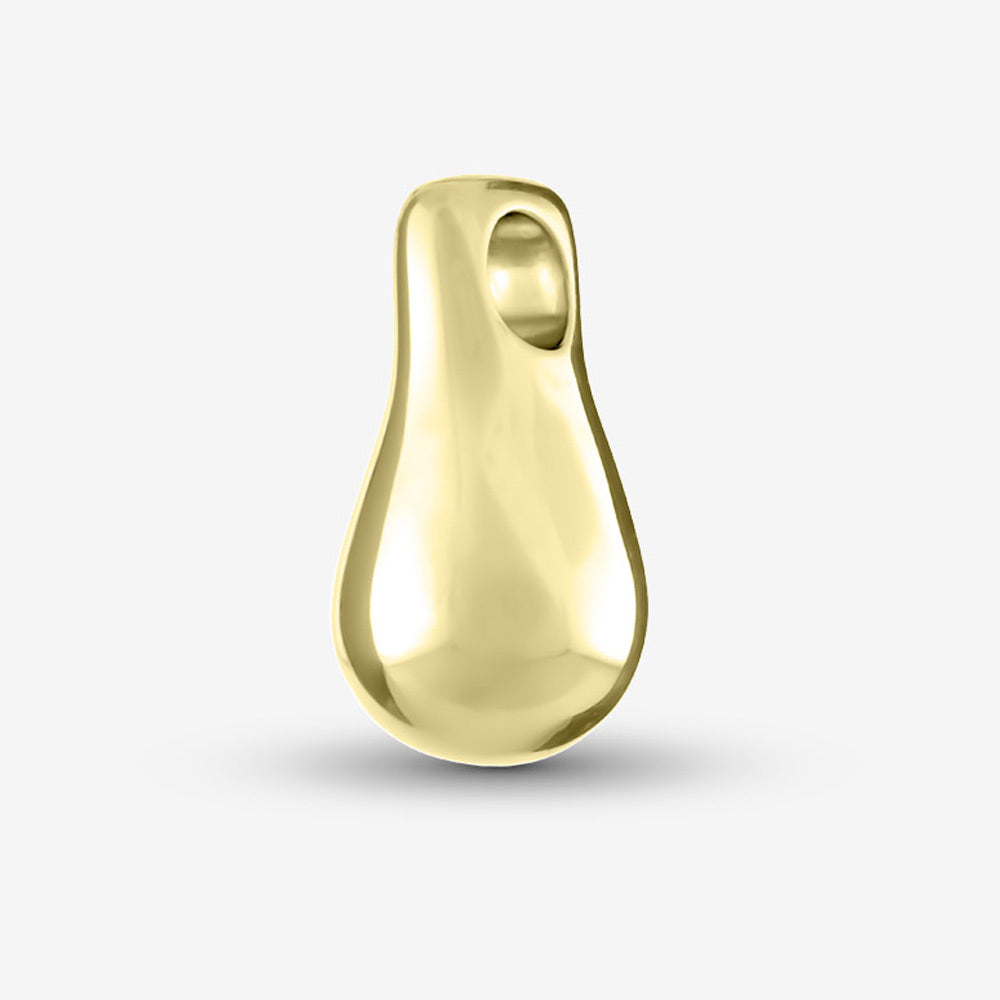 Self fill Teardrop Memorial Ashes Pendant in Gold